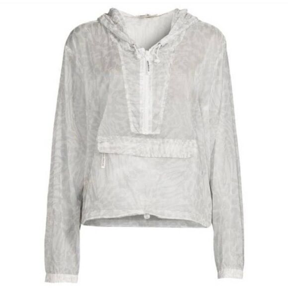 Good American Jackets & Blazers - Good American Windbreaker Womens XS Animal Print Hooded  XS or Size 1